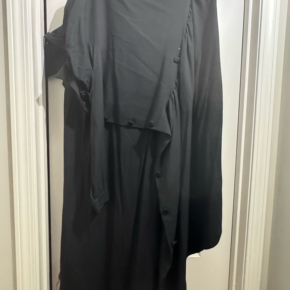 2 Maison Martin Margiela Elegant Black and Blue  Asymmetrical Dresses - Picture 5 of 9